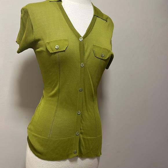 Esprit light knit green shirt - Picture 1 of 7